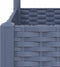 vidaXL - Plantenbak - met - latwerk - 80x40x121,5 - cm - polypropeen - donkergrijs