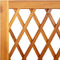 vidaXL - Plantenbak - met - latwerk - en - schap - 55x29,5x152 - cm - acaciahout