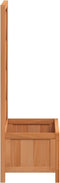 vidaXL - Plantenbak - met - latwerk - massief - vurenhout - bruin