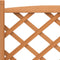 vidaXL - Plantenbak - met - latwerk - massief - vurenhout - bruin