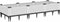 vidaXL - Plantenbak - met - pinnen - 125x40x28,5 - cm - polypropeen - wit