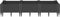 vidaXL - Plantenbak - met - pinnen - 125x40x28,5 - cm - polypropeen - zwart