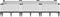 vidaXL - Plantenbak - met - pinnen - 125x40x28,5 - cm - polypropeen - wit