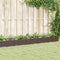 vidaXL - Plantenbak - met - pinnen - 362,5x42,5x28,5 - cm - polypropeen - bruin