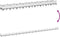 vidaXL - Plantenbak - met - pinnen - 362,5x42,5x28,5 - cm - polypropeen - wit