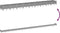 vidaXL - Plantenbak - met - pinnen - 362,5x42,5x28,5 - cm - polypropeen - lichtgrijs