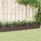 vidaXL - Plantenbak - met - pinnen - 363,5x43,5x43,5 - cm - polypropeen - bruin