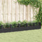 vidaXL - Plantenbak - met - pinnen - 363,5x43,5x43,5 - cm - polypropeen - zwart