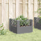 vidaXL - Plantenbak - met - pinnen - 43,5x43,5x43,5 - cm - polypropeen - lichtgrijs