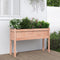 vidaXL - Plantenbak - met - poten - 110x31x70 - cm - massief - douglashout