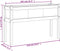 vidaXL - Plantenbak - met - poten - 110x31x70 - cm - massief - grenenhout