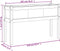 vidaXL - Plantenbak - met - poten - 110x31x70 - cm - massief - douglashout