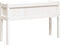 vidaXL - Plantenbak - met - poten - 110x31x70 - cm - massief - grenenhout - wit
