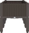 vidaXL - Plantenbak - met - poten - 120x40x42 - cm - polypropeen - bruin