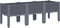 vidaXL - Plantenbak - met - poten - 120x40x42 - cm - polypropeen - grijs