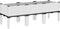 vidaXL - Plantenbak - met - poten - 120x40x42 - cm - polypropeen - wit