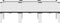 vidaXL - Plantenbak - met - poten - 120x40x42 - cm - polypropeen - wit