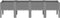 vidaXL - Plantenbak - met - poten - 160x40x42 - cm - polypropeen - lichtgrijs