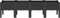 vidaXL - Plantenbak - met - poten - 160x40x42 - cm - polypropeen - zwart