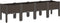 vidaXL - Plantenbak - met - poten - 160x40x42 - cm - polypropeen - bruin