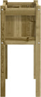 vidaXL - Plantenbak - met - poten - 70x31x70 - cm - geïmpregneerd - grenenhout