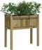 vidaXL - Plantenbak - met - poten - 70x31x70 - cm - geïmpregneerd - grenenhout
