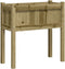 vidaXL - Plantenbak - met - poten - 70x31x70 - cm - geïmpregneerd - grenenhout