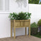 vidaXL - Plantenbak - met - poten - 70x31x70 - cm - geïmpregneerd - grenenhout