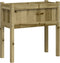 vidaXL - Plantenbak - met - poten - 70x31x70 - cm - geïmpregneerd - grenenhout