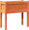 vidaXL - Plantenbak - met - poten - 70x31x70 - cm - grenenhout - wasbruin