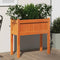 vidaXL - Plantenbak - met - poten - 70x31x70 - cm - grenenhout - wasbruin