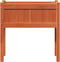 vidaXL - Plantenbak - met - poten - 70x31x70 - cm - grenenhout - wasbruin