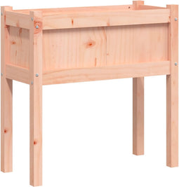 vidaXL - Plantenbak - met - poten - 70x31x70 - cm - massief - douglashout