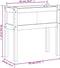 vidaXL - Plantenbak - met - poten - 70x31x70 - cm - massief - grenenhout