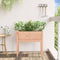 vidaXL - Plantenbak - met - poten - 70x31x70 - cm - massief - douglashout