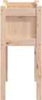 vidaXL - Plantenbak - met - poten - 70x31x70 - cm - massief - grenenhout