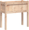 vidaXL - Plantenbak - met - poten - 70x31x70 - cm - massief - grenenhout
