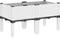 vidaXL - Plantenbak - met - poten - 80x40x42 - cm - polypropeen - wit