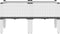 vidaXL - Plantenbak - met - poten - 80x40x42 - cm - polypropeen - wit