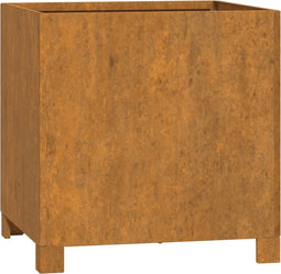 vidaXL - Plantenbak - met - poten - roestig - 42x40x43 - cm - cortenstaal