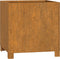vidaXL - Plantenbak - met - poten - roestig - 42x40x43 - cm - cortenstaal