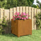 vidaXL - Plantenbak - met - poten - roestig - 42x40x43 - cm - cortenstaal