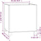 vidaXL - Plantenbak - met - poten - roestig - 42x40x43 - cm - cortenstaal