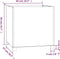 vidaXL - Plantenbak - met - poten - roestig - 49x47x50 - cm - cortenstaal