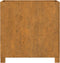vidaXL - Plantenbak - met - poten - roestig - 49x47x50 - cm - cortenstaal