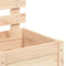 vidaXL - Plantenbak - met - rek - 39x39,5x114 - cm - massief - grenenhout