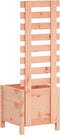vidaXL - Plantenbak - met - rek - 39x39,5x114 - cm - massief - douglashout