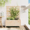 vidaXL - Plantenbak - met - rek - 79x39,5x114 - cm - massief - grenenhout