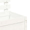 vidaXL - Plantenbak - met - rek - 79x39,5x114 - cm - massief - grenenhout - wit
