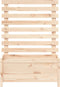 vidaXL - Plantenbak - met - rek - 79x39,5x114 - cm - massief - grenenhout
